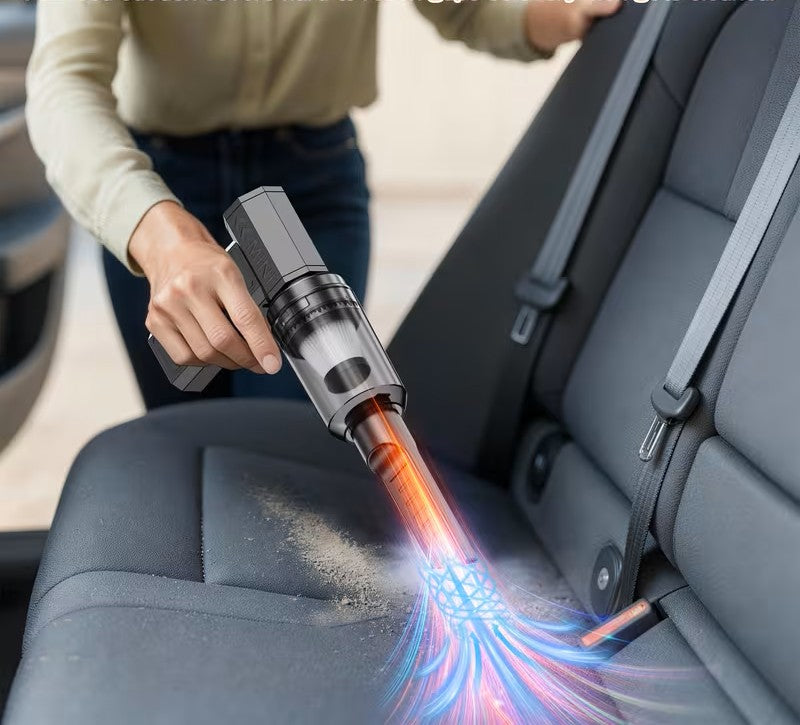 Mini Aspiradora Pro 2-en-1: Succión y Soplado Potente